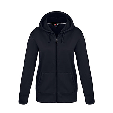 L00668 - Cypress Creek - Ladies Polyester Full-Zip Hooded Sweatshirt