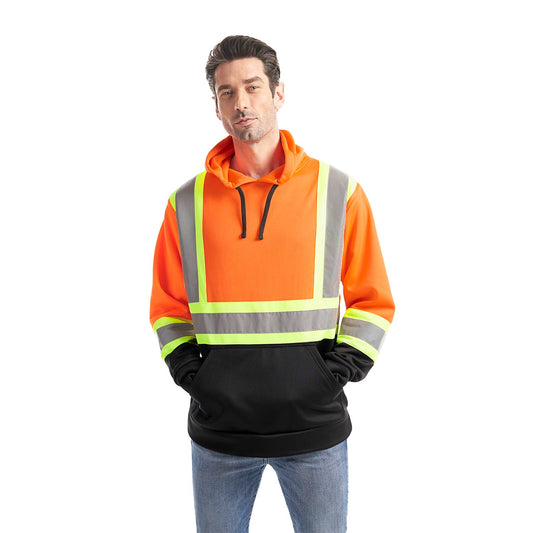 L01375 - Long Haul - Hi-Vis Pullover Hooded Sweatshirt