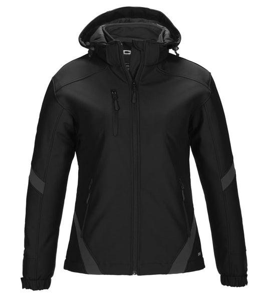 L03201 - Typhoon - Ladies Insulated Softshell Jacket w/ Detachable Hood