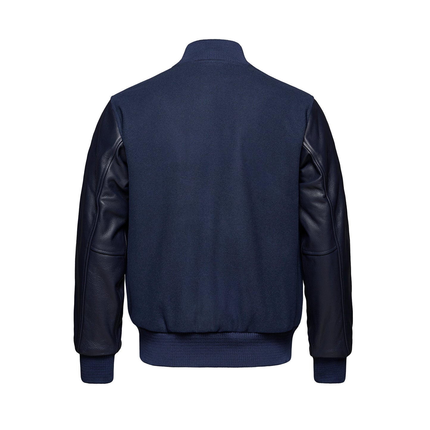 L6085Y - Varsity - YOUTH Melton and Leather Varsity Jacket