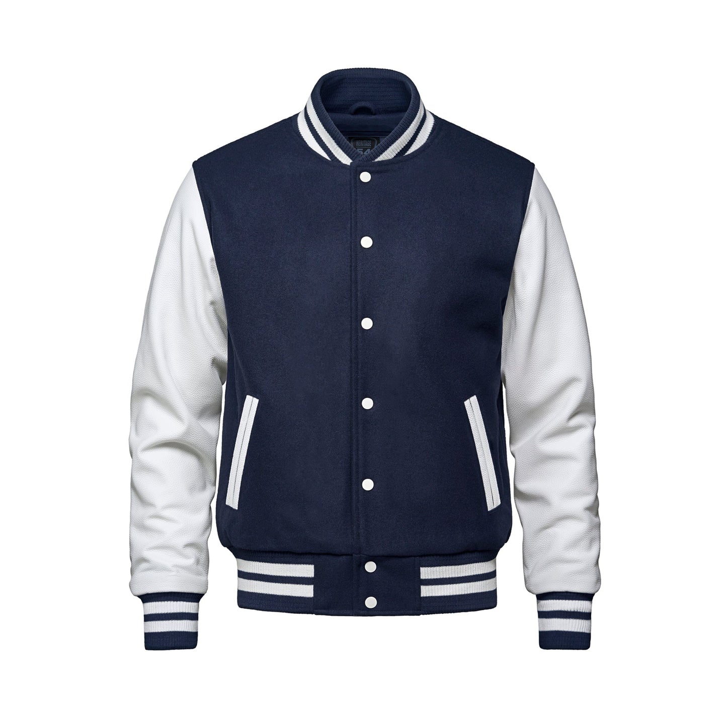 L6085Y - Varsity - YOUTH Melton and Leather Varsity Jacket