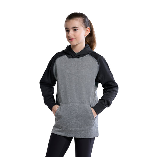 L1630Y - Oakland - Youth Polyester Pullover Hooded Sweatshirt