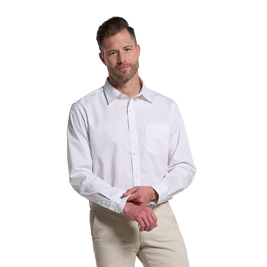 S04600 - Camden - Men's Poly-Cotton Twill Long Sleeve Easy-Care Shirt