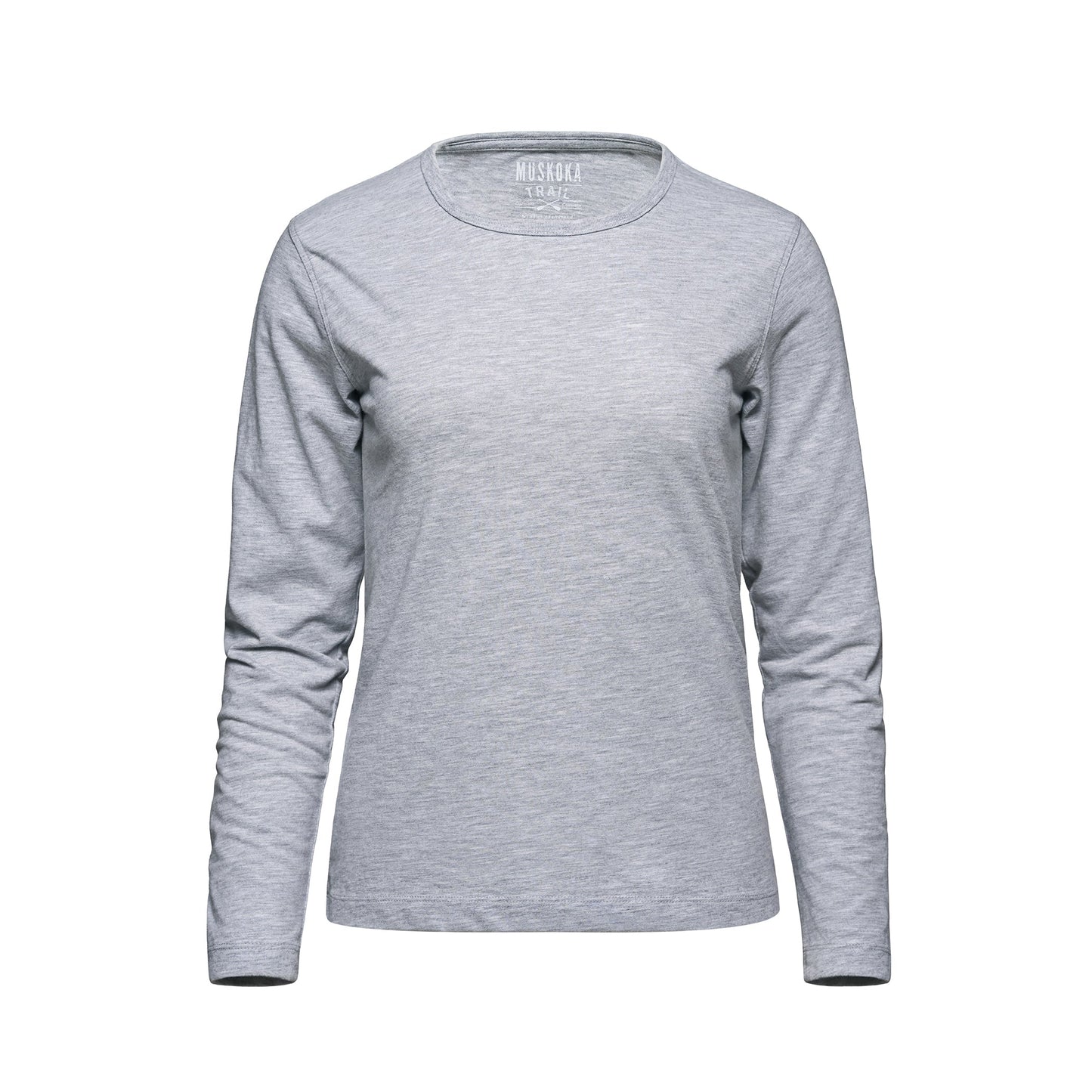 S05896 - Riverside - Ladies Cotton-Poly Long Sleeve Crewneck T-Shirt