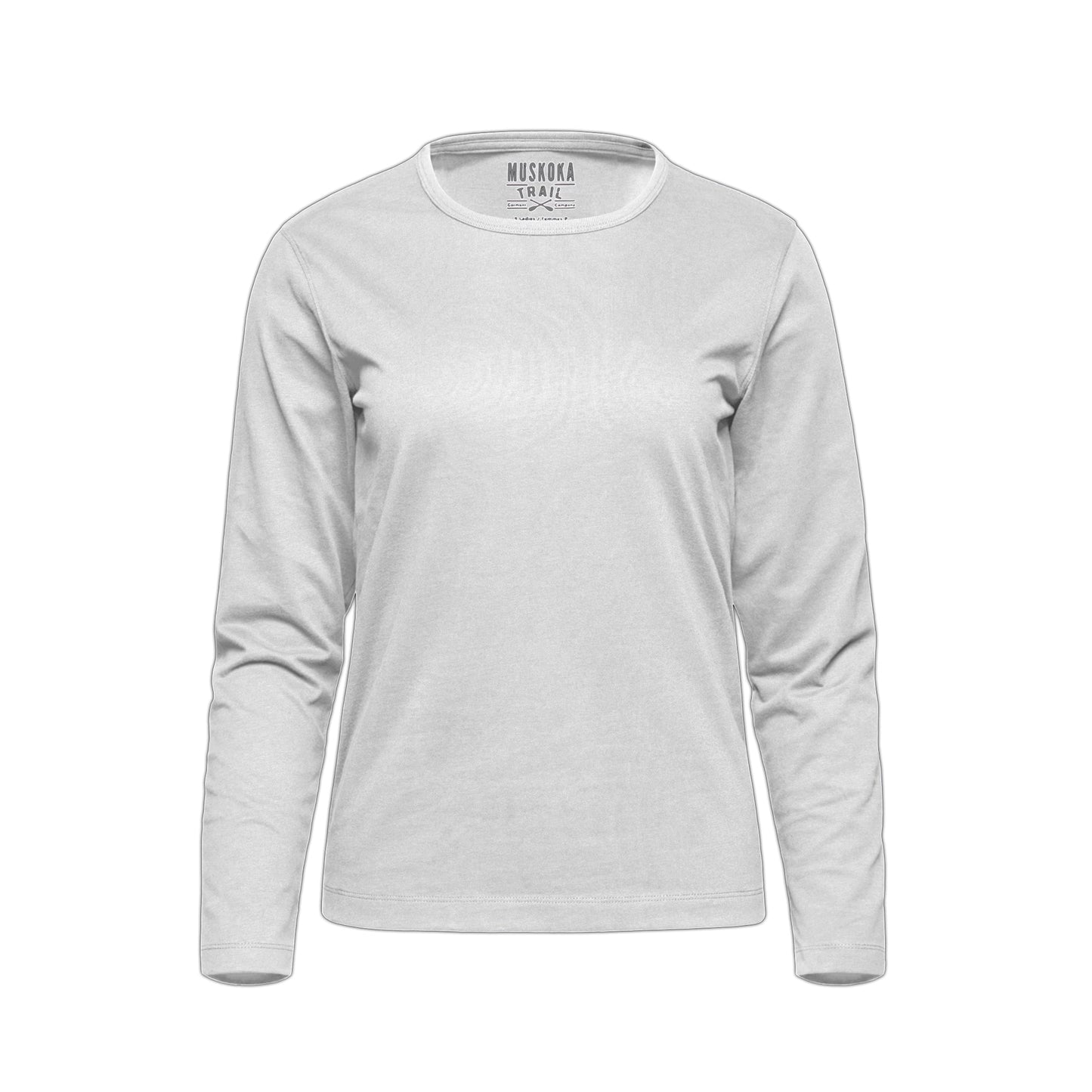 S05896 - Riverside - Ladies Cotton-Poly Long Sleeve Crewneck T-Shirt