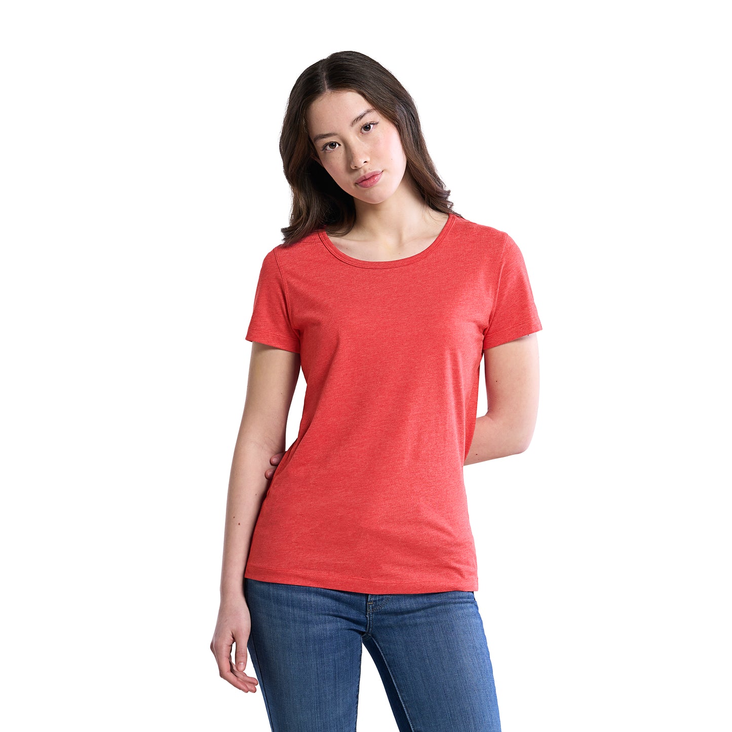 S05918 - Liberty - Ladies Poly/Cotton Crewneck T-Shirt
