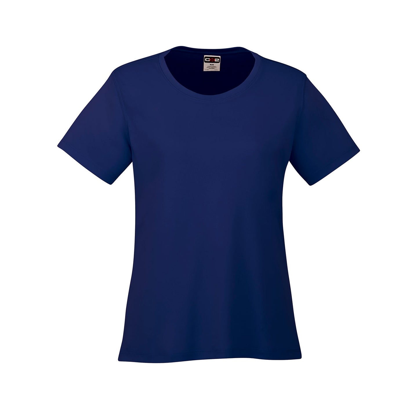 S05936 - Côte - T-shirt femme col rond en polyester