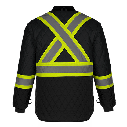 L01275 - Kenworth - Parka haute visibilité 5 en 1 avec capuche amovible 