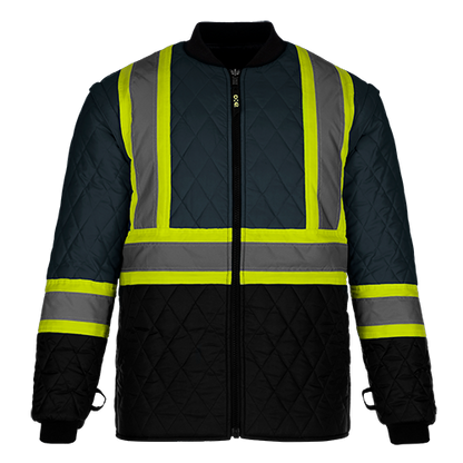 L01275 - Kenworth - Parka haute visibilité 5 en 1 avec capuche amovible 