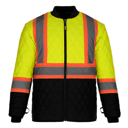 L01275 - Kenworth - Parka haute visibilité 5 en 1 avec capuche amovible 