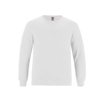 S5615Y - Breeze - Youth RING SPUN Combed Cotton Long Sleeve Crewneck T-Shirt