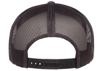 F06006 - YP Classics 5 Panel Flat Peak Snap Back Trucker Cap