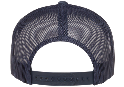 F06006 - YP Classics 5 Panel Flat Peak Snap Back Trucker Cap
