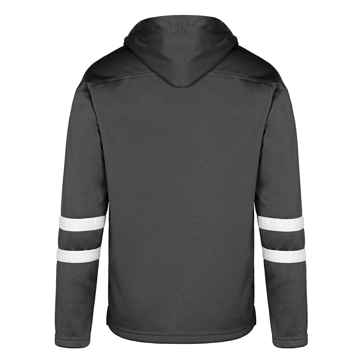 L00617 - Dangle - Adult Pullover Hockey Lace Hooded Sweatshirt