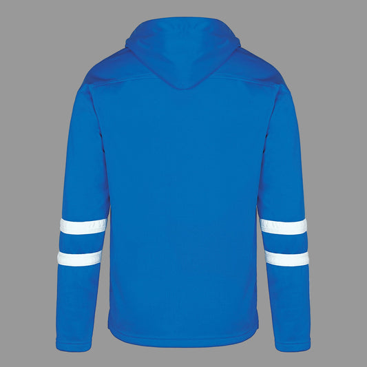 L00617 - Dangle - DISCONTINUED Adult Pullover Hockey Lace Hooded Sweatshirt