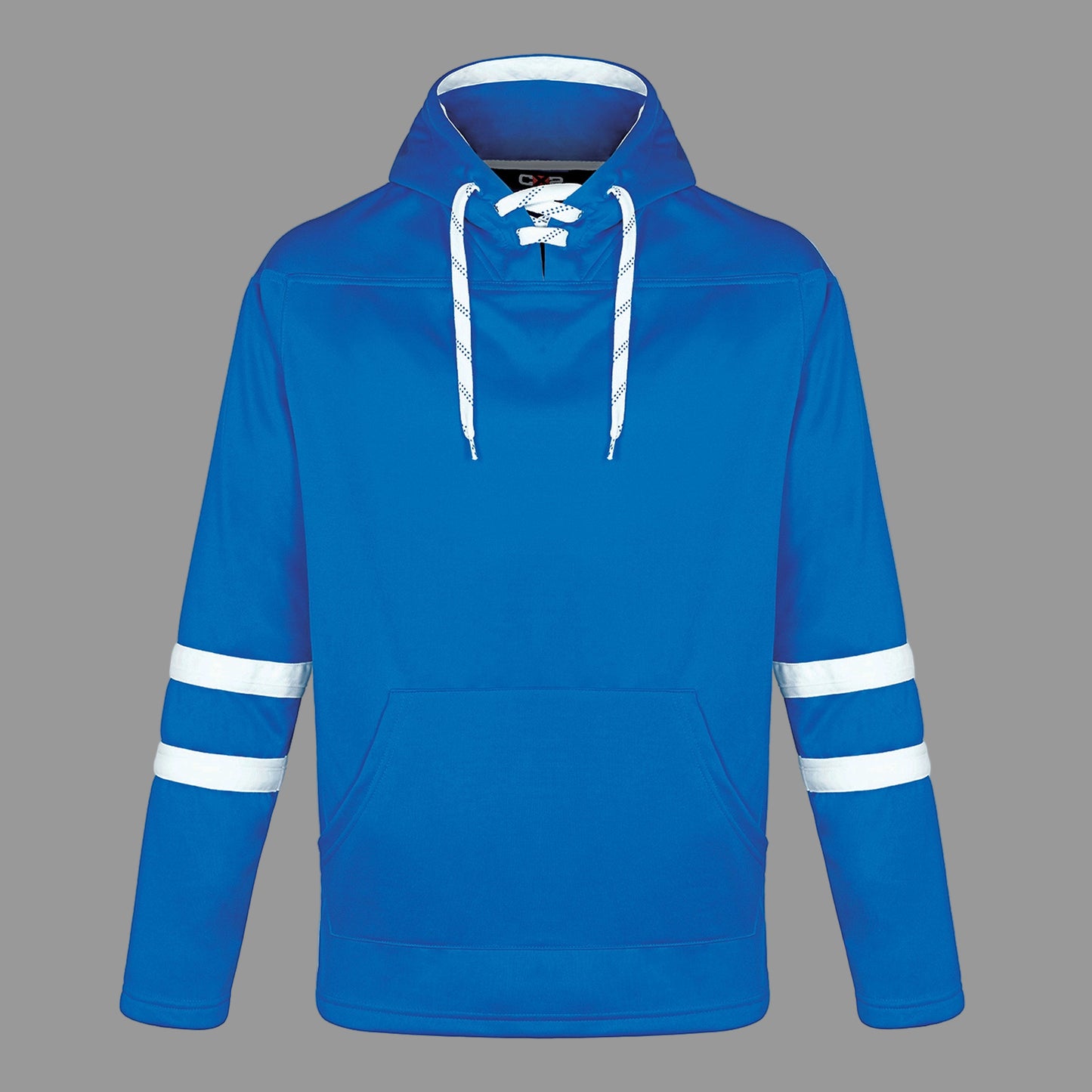 L00617 - Dangle - DISCONTINUED Adult Pullover Hockey Lace Hooded Sweatshirt