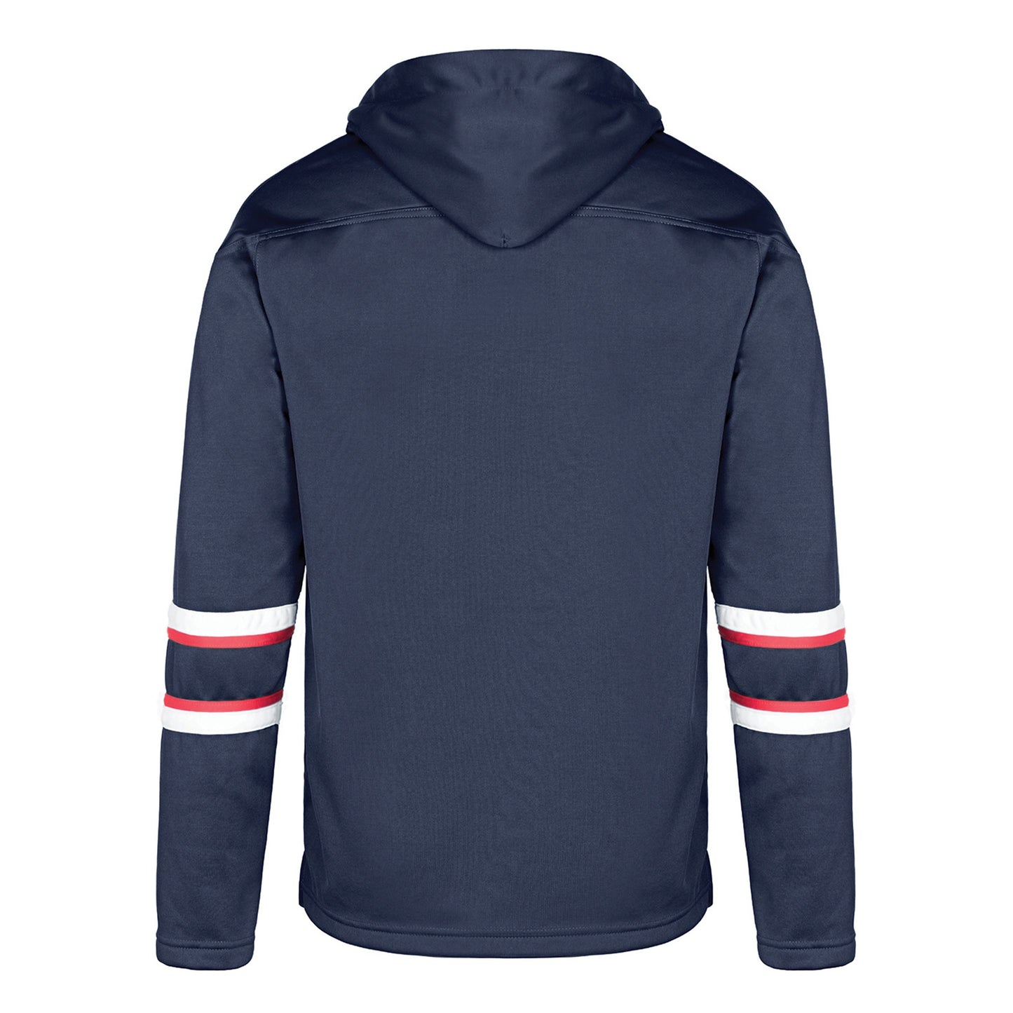 L00617 - Dangle - Adult Pullover Hockey Lace Hooded Sweatshirt