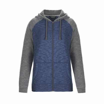 L00756 - Irvine - Ladies Full Zip Hooded Sweatshirt
