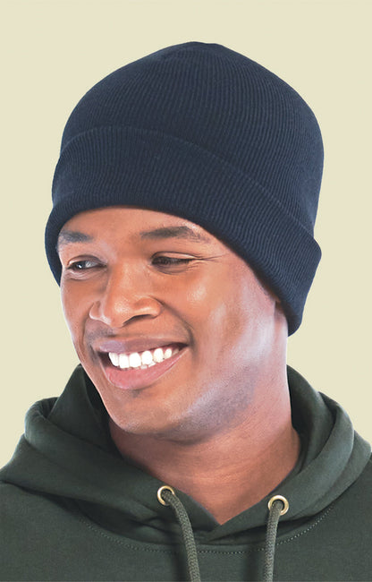 H08000 - Polar - Bonnet à revers en tricot acrylique 