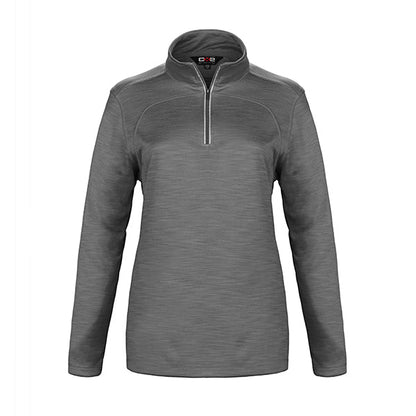 L00876 - Meadowbrook - Ladies Interlock 1/4 Zip Pullover