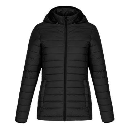L00901 - Canyon - Ladies Puffy Jacket w/ Detachable Hood