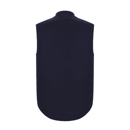 L00915 - Ram - Gilet adulte en toile de coton avec doublure sherpa 