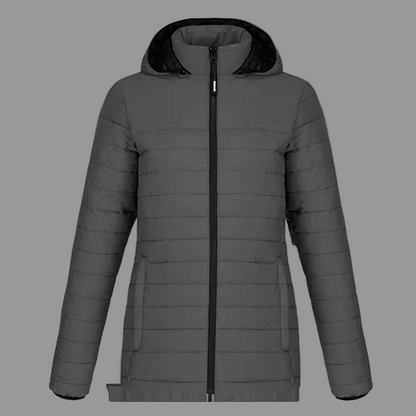 L00931 - Yukon - Ladies  Puffy Jacket w/ Detachable Hood