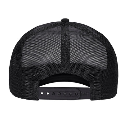 H08210 - Casquette trucker rétro à 5 panneaux en mousse avec fermeture snapback 