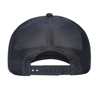 H08210 - Casquette trucker rétro à 5 panneaux en mousse avec fermeture snapback 