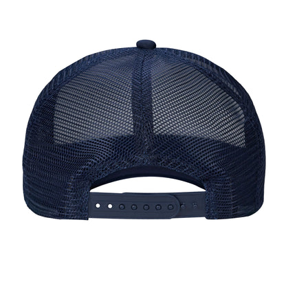 H08210 - Casquette trucker rétro à 5 panneaux en mousse avec fermeture snapback 