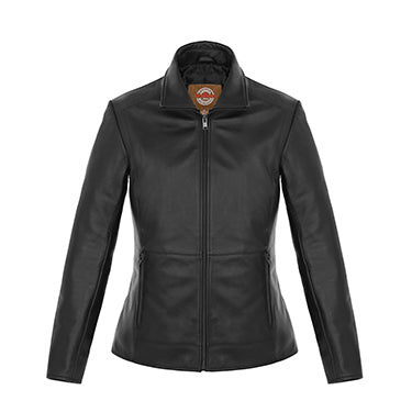L00498 - Milan - Veste isolante en cuir d'agneau pour femme 