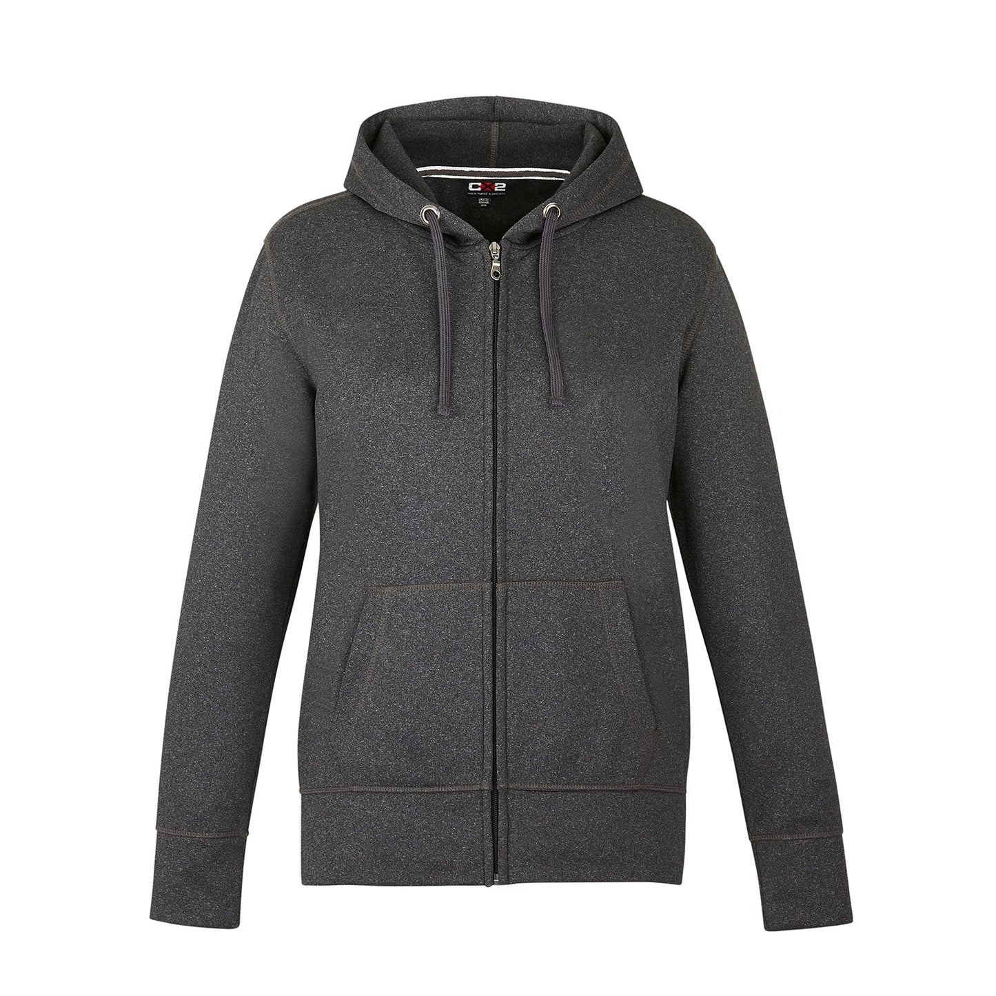 L00668 - Cypress Creek - Sweat à capuche zippé en polyester pour femme 