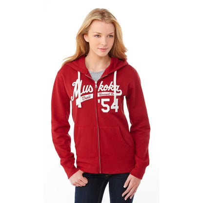 L00671 - Lakeview - Sweat-shirt à capuche zippé pour femme