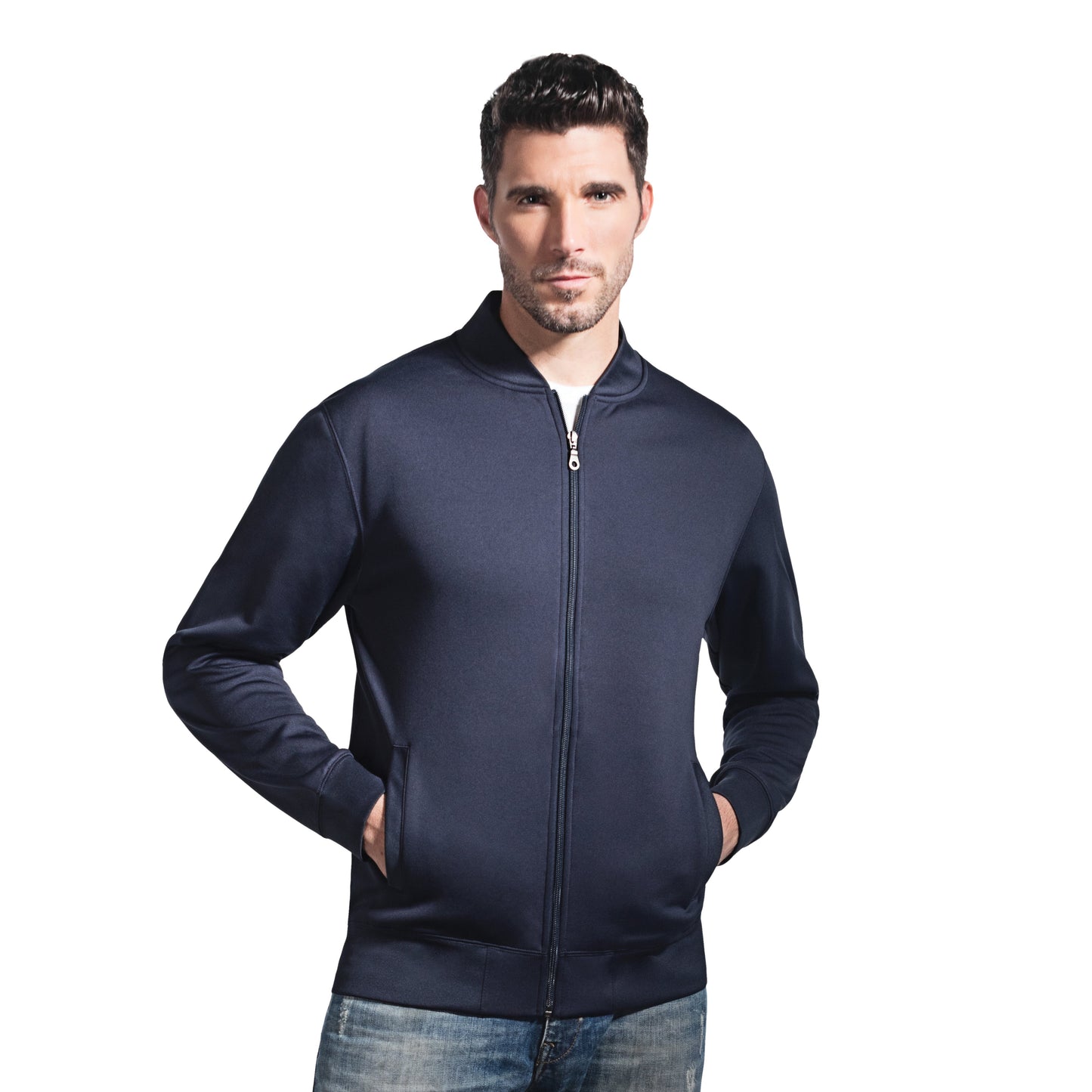 L00692 - Parkview - Sweat-shirt zippé en polyester pour adulte 