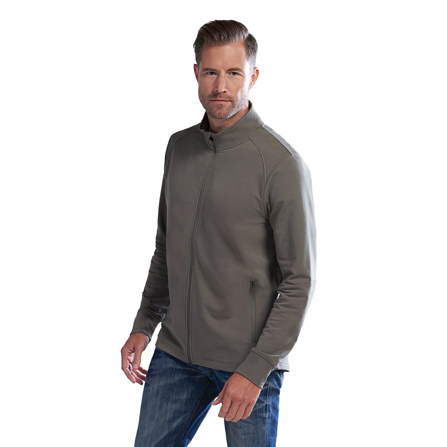 L00850 - Adventurer - Adult French Terry Performance Full Zip Sweatshirt
