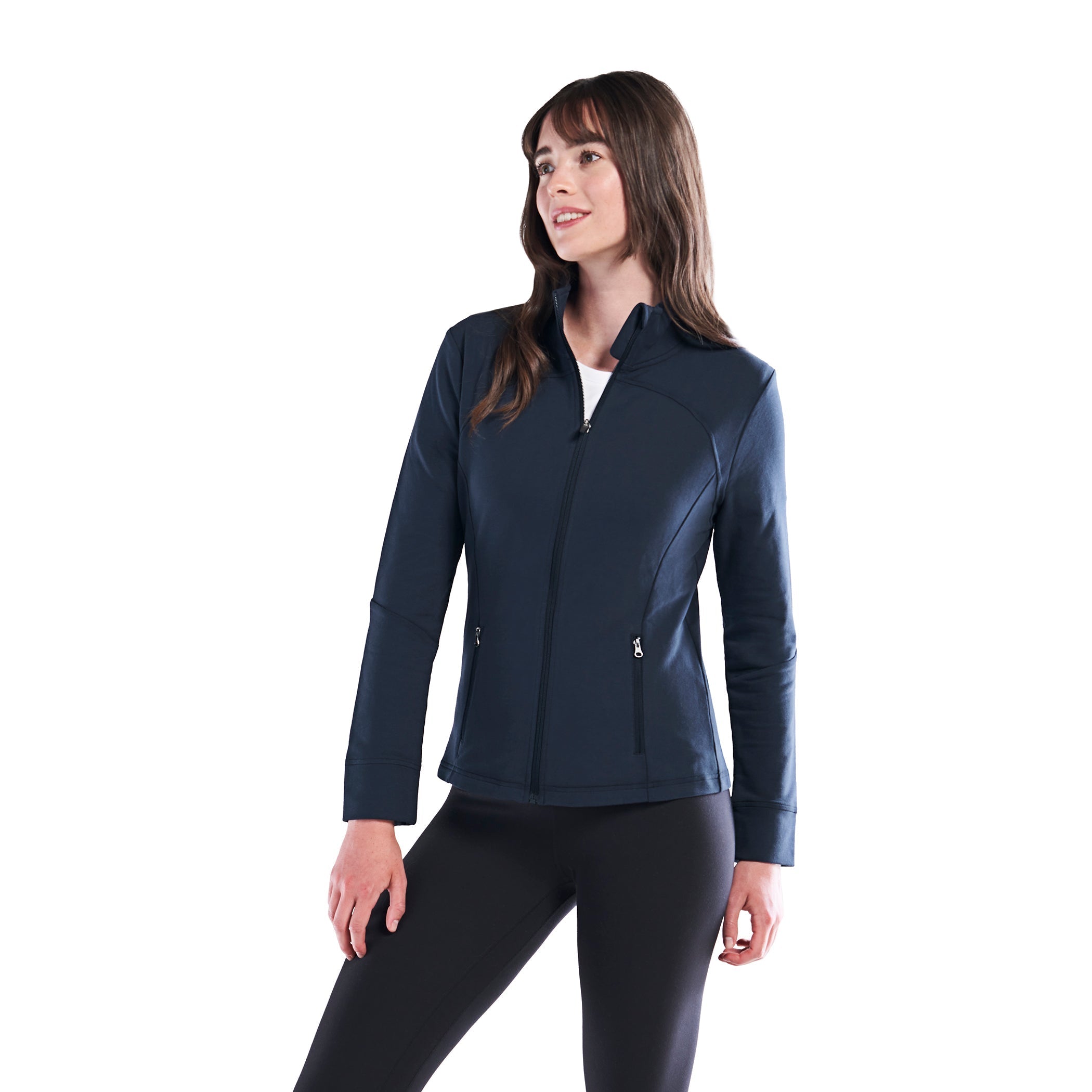 L00851 - Adventurer - Ladies French Terry Performance Full Zip