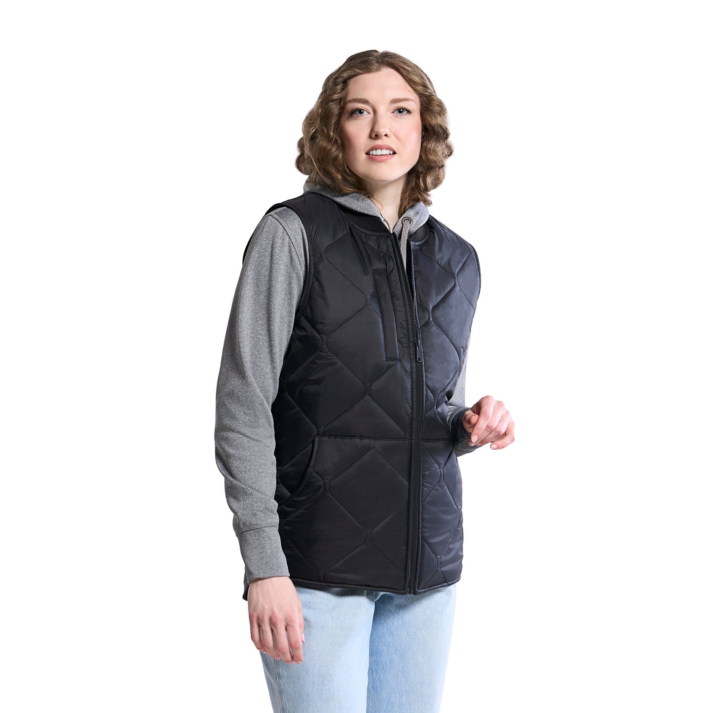 L01095 - Driftwood - Stylized Quilted Freezer Vest
