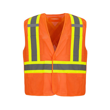L01155 - Sentinel - Mesh Hi-Vis 5 Point Tear-away Vest - Dual Sized