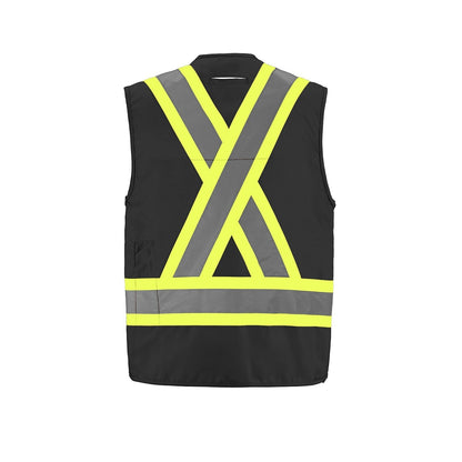L01190 - Géomètre - Gilet de géomètre haute visibilité - Tailles disponibles 