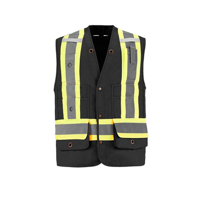 L01190 - Géomètre - Gilet de géomètre haute visibilité - Tailles disponibles 