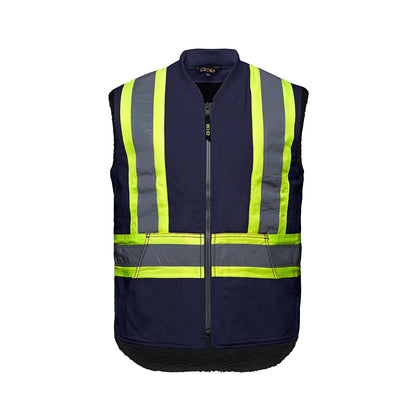 L01295 - Titan - Gilet haute visibilité en toile de coton 