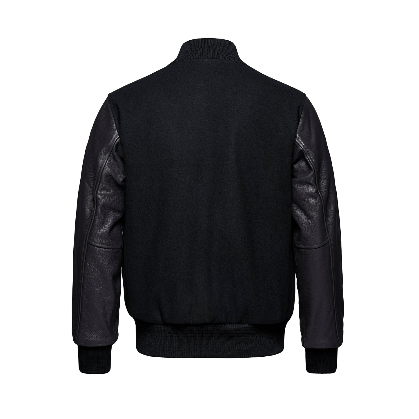 L6085Y - Varsity - YOUTH Melton and Leather Varsity Jacket