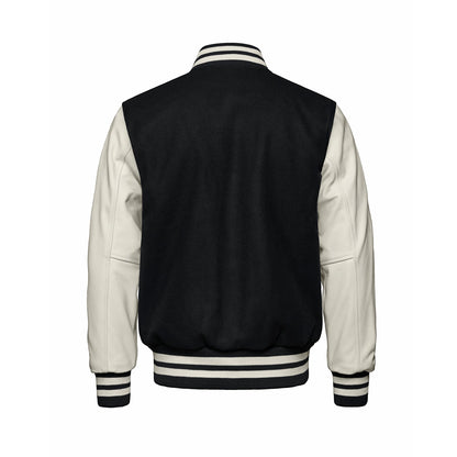 L06085 - Varsity - Melton and Leather Varsity Jacket
