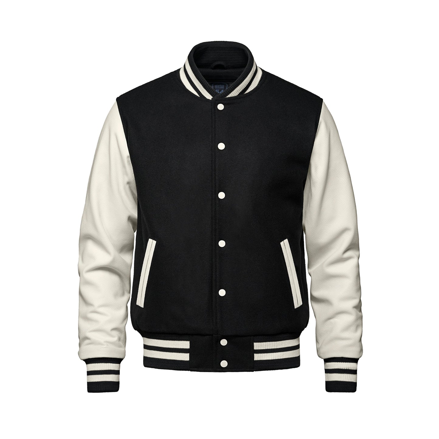 L6085Y - Varsity - YOUTH Melton and Leather Varsity Jacket