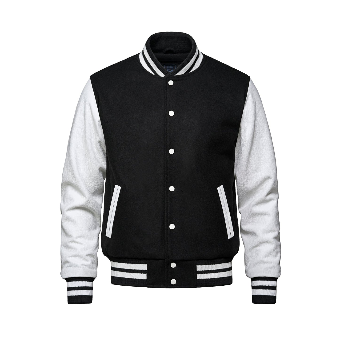 L6085Y - Varsity - YOUTH Melton and Leather Varsity Jacket
