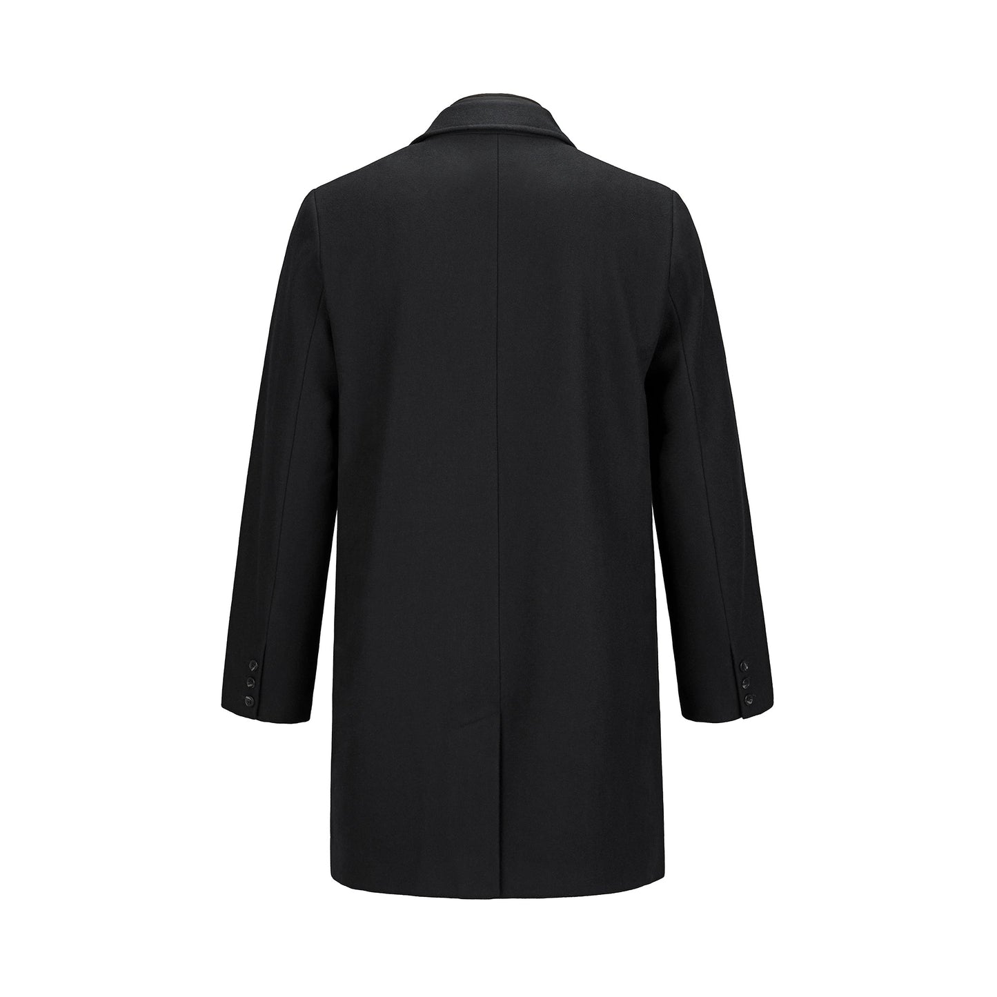 L06090 - Regent - Melton Coat with Removable Collar