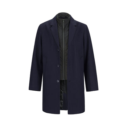 L6090Y - Regent - Youth Melton Coat with Removable Collar