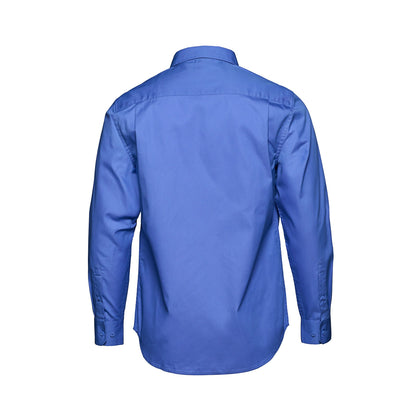 S04600 - Camden - Chemise à manches longues pour homme en sergé polycoton facile d'entretien 