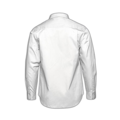 S04600 - Camden - Chemise à manches longues pour homme en sergé polycoton facile d'entretien 