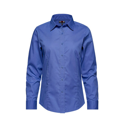 S04601 - Camden - Chemise à manches longues facile d'entretien en sergé polycoton pour femme 